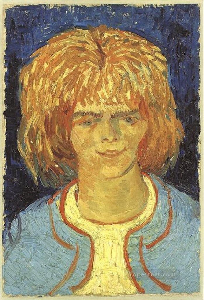 Chica con el pelo rizado Vincent van Gogh Pintura al óleo